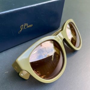 J Crew green sunglasses